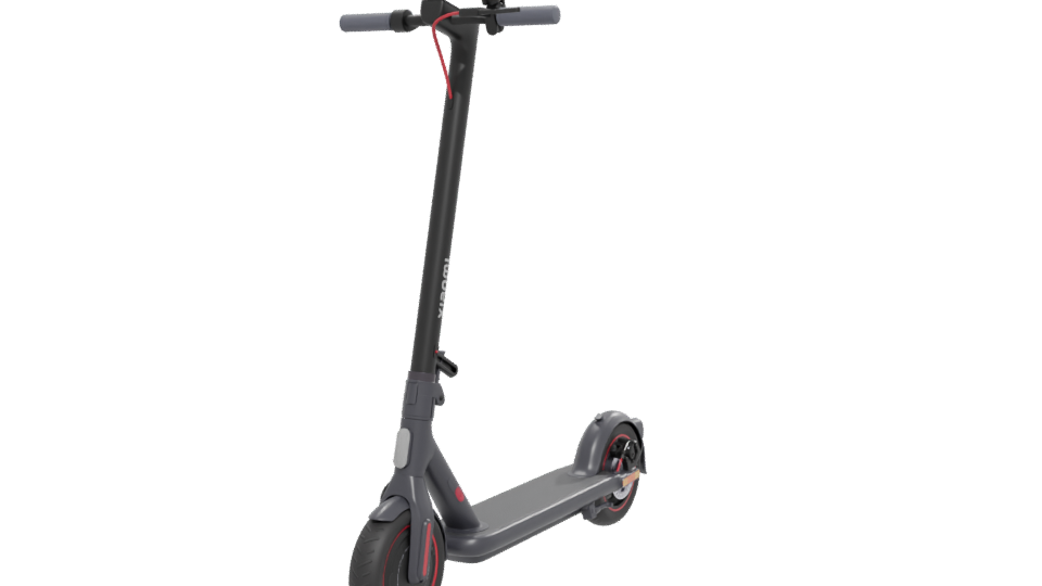 Sleek Electric Scooter Model - Professional 3D Model Render 12