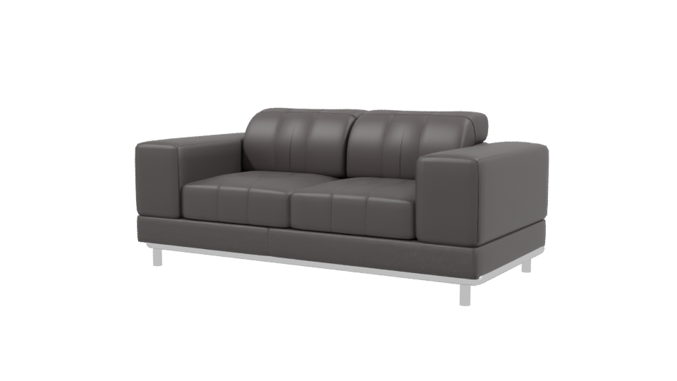 Praga Brown Sofa 3D Model - Professional 3D Model Render 3