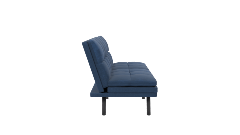 Stylish Blue Sofa 3D Model - Professional 3D Model Render 8