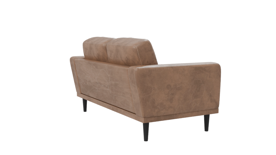 Stylish Modern Two-Seater Sofa - Professional 3D Model Render 7
