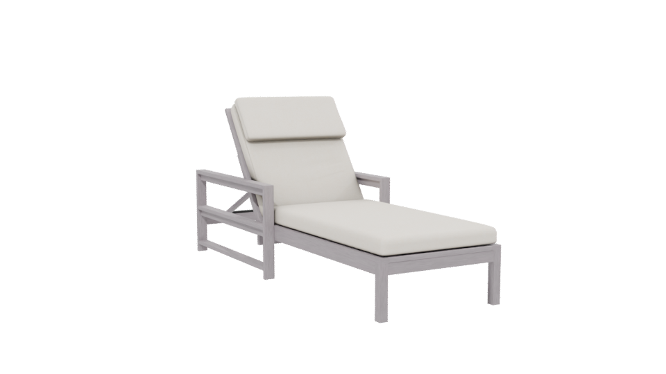Stylish Outdoor Lounge Chair 3D - Professional 3D Model Render 13