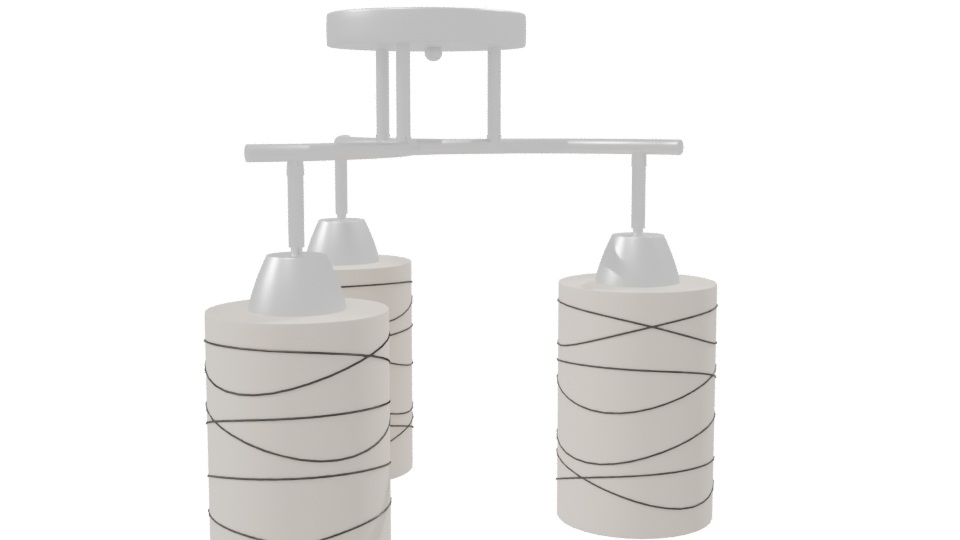 Stylish Modern Chandelier 3D - Professional 3D Model Render 8