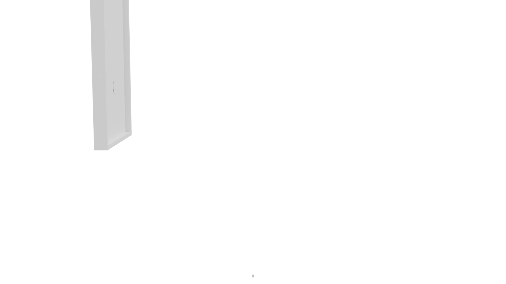 Minimalist Door 3D Model - Professional 3D Model Render 8