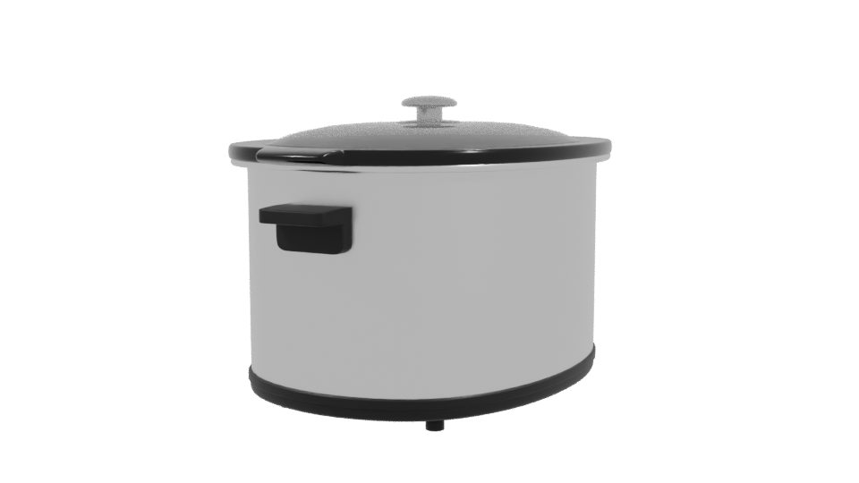 Multi-Functional Slow Cooker 3D - Professional 3D Model Render 3
