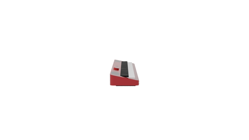 Stylish Digital Piano 3D Model - Professional 3D Model Render 8