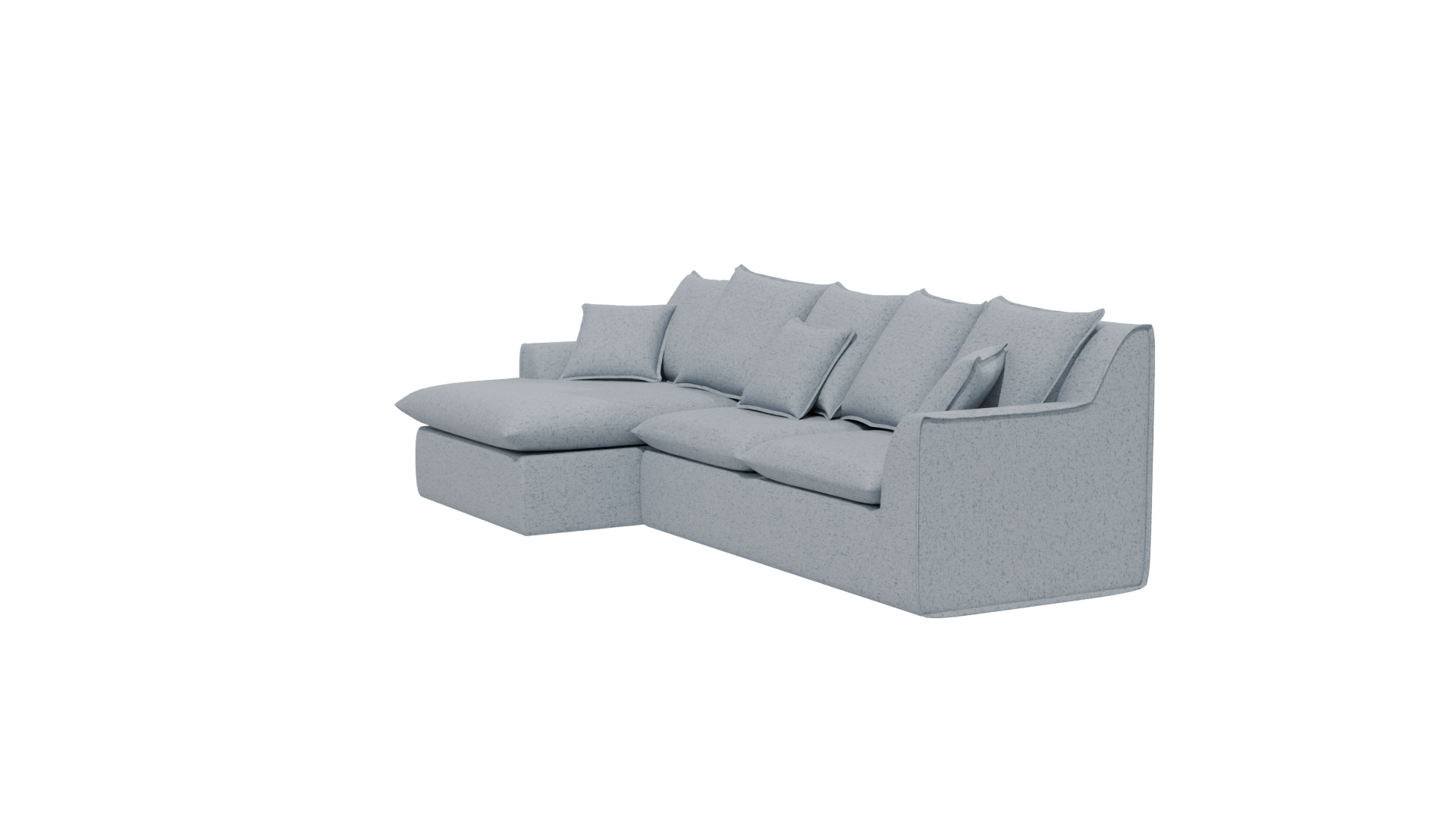 Stylish Sectional Sofa 3D Model - Professional 3D Model Render 13