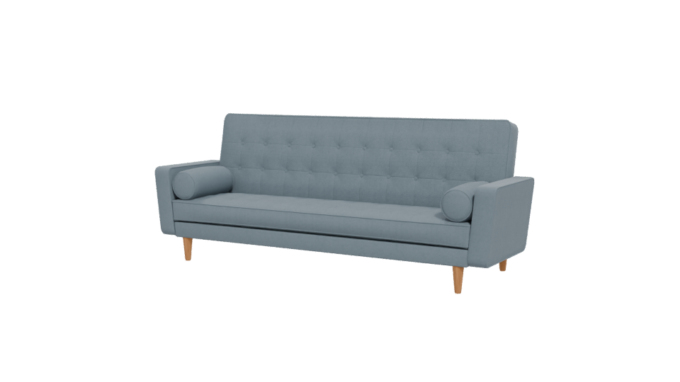 Stylish Modern Fabric Sofa 3D Model - Professional 3D Model Render 12