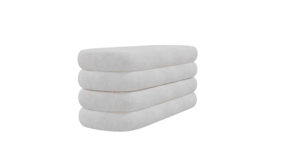 Soft Textured Pillow Set 3D - Professional 3D Model Render 9