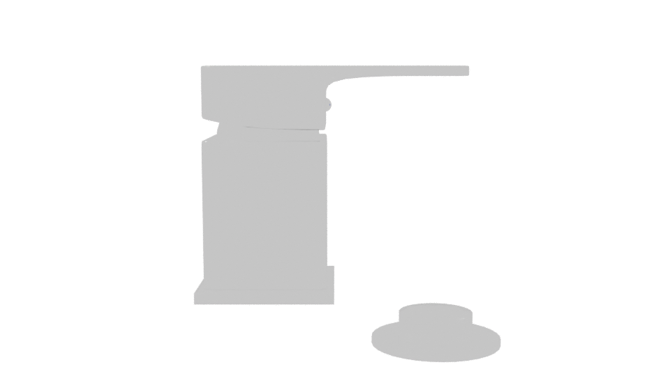 Industrial Metal Desk Clamp Model - Professional 3D Model Render 8