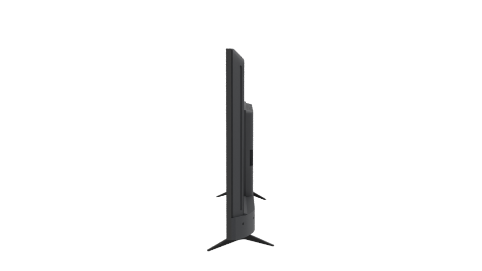 Sleek Flat Screen TV Model - Professional 3D Model Render 2