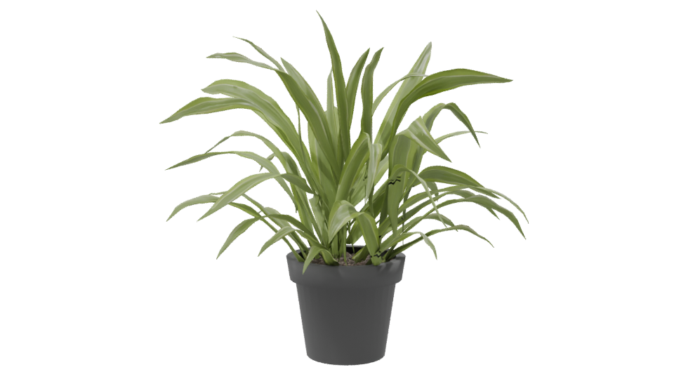 Artificial Plant in Pot 3D Model - Professional 3D Model Render 8