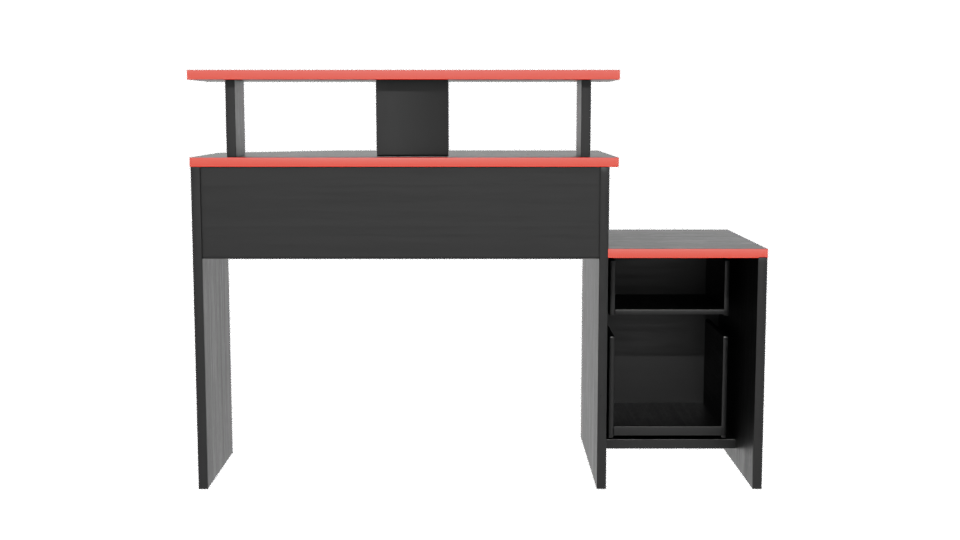 Stylish Modern Desk with Drawer 3D Model - Professional 3D Model Render 5