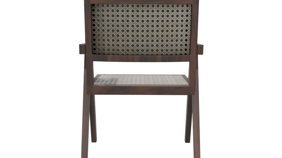 Stylish Modern Wooden Chair 3D - Professional 3D Model Render 5
