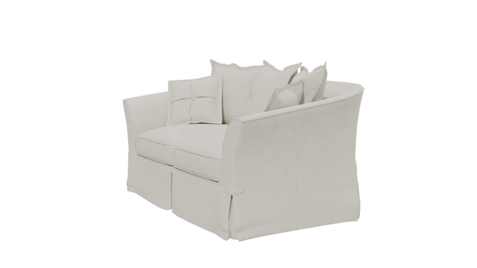 Elegant Fabric Sofa 3D Model - Professional 3D Model Render 13