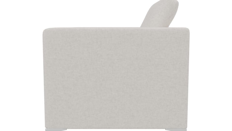 Minimalist Fabric Armchair 3D - Professional 3D Model Render 2