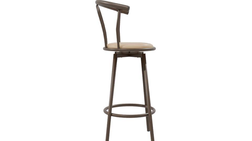 Stylish Barstool 3D Model - Professional 3D Model Render 8