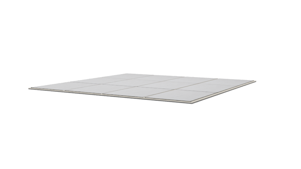 Elegant White Tile Floor 3D - Professional 3D Model Render 6
