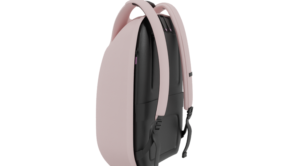 Stylish Modern Luggage Bag 3D - Professional 3D Model Render 3