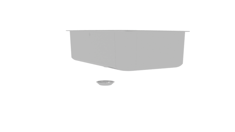 Sleek Rectangular Bathtub 3D Model - Professional 3D Model Render 7