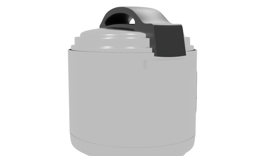 Compact Electric Cooker 3D Model - Professional 3D Model Render 7