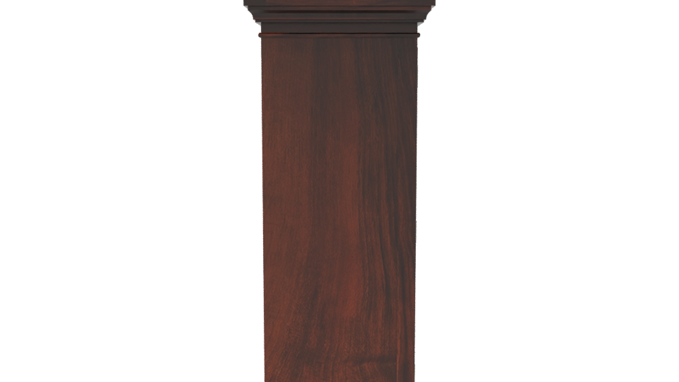 Elegant Wooden Display Cabinet 3D - Professional 3D Model Render 8