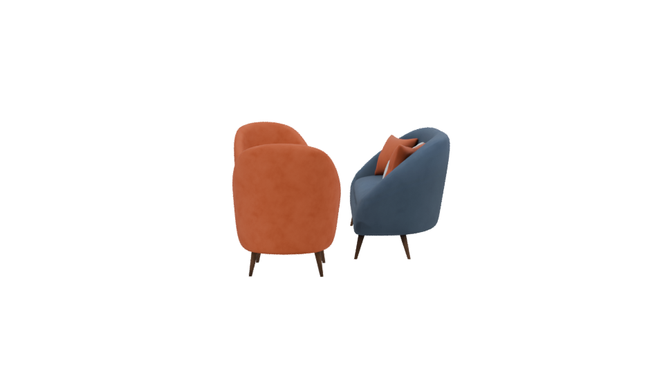 Stylish Modern Sofa Set 3D - Professional 3D Model Render 2