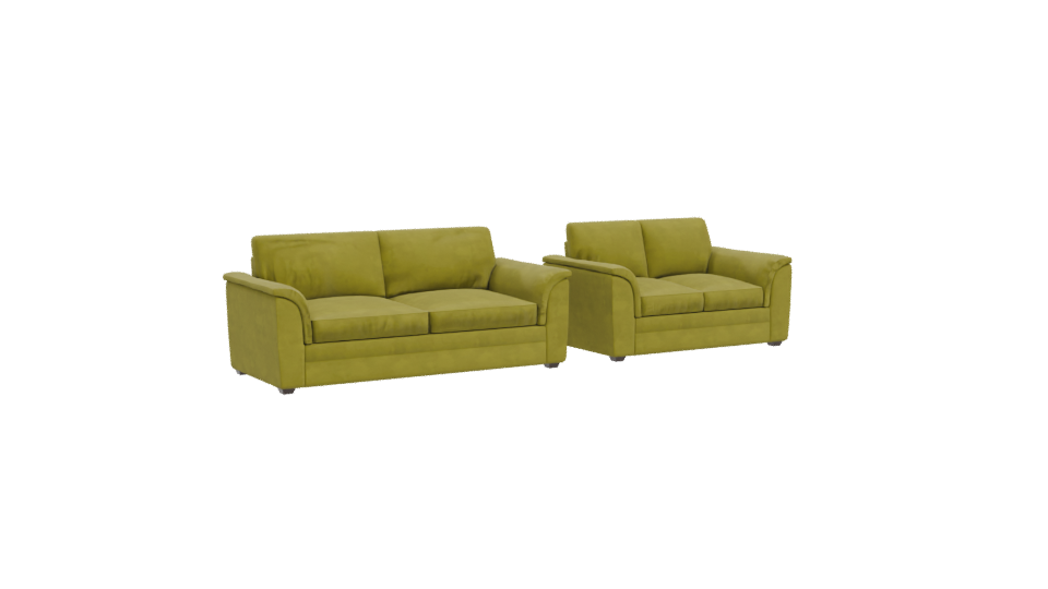 Stylish Couch Set 3D Model - Professional 3D Model Render 10