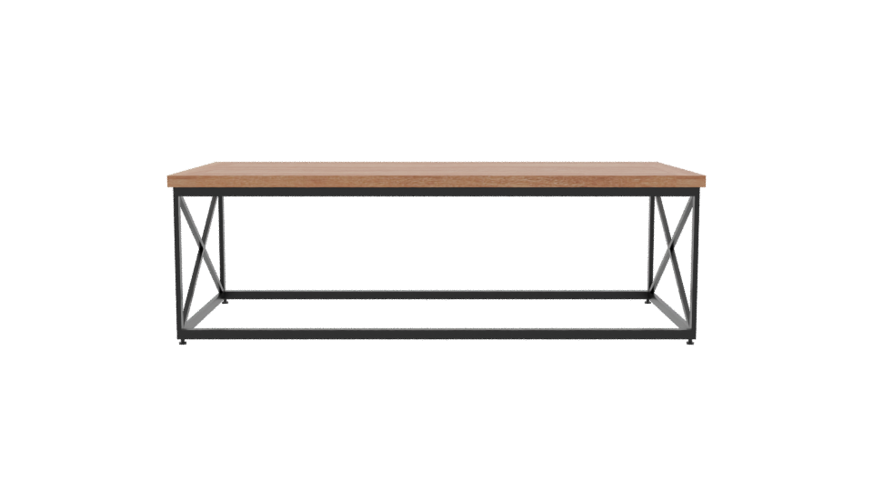 Stylish Wooden Dining Table 3D - Professional 3D Model Render 8