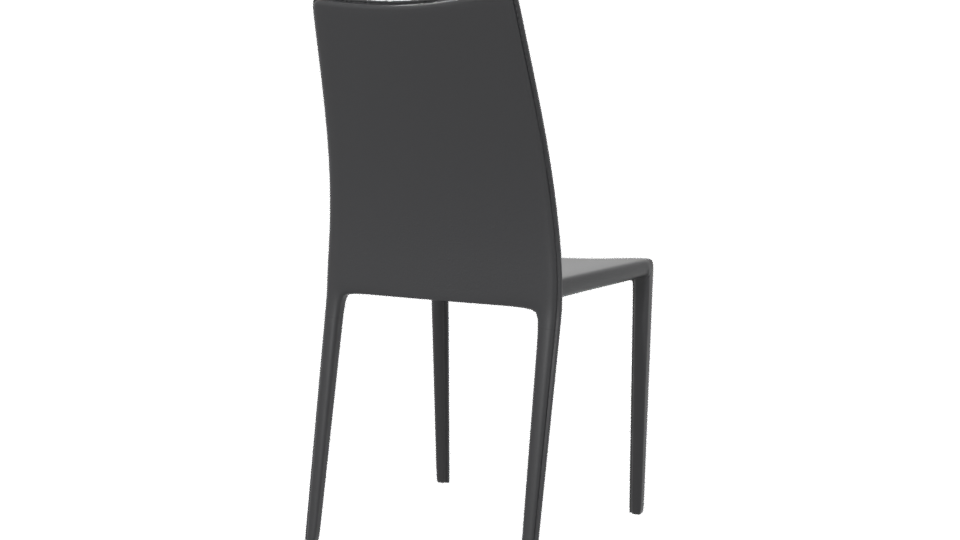 Sleek Modern Dining Chair 3D Model - Professional 3D Model Render 6