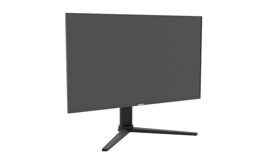 Sleek Modern Monitor 3D Model - Professional 3D Model Render 10