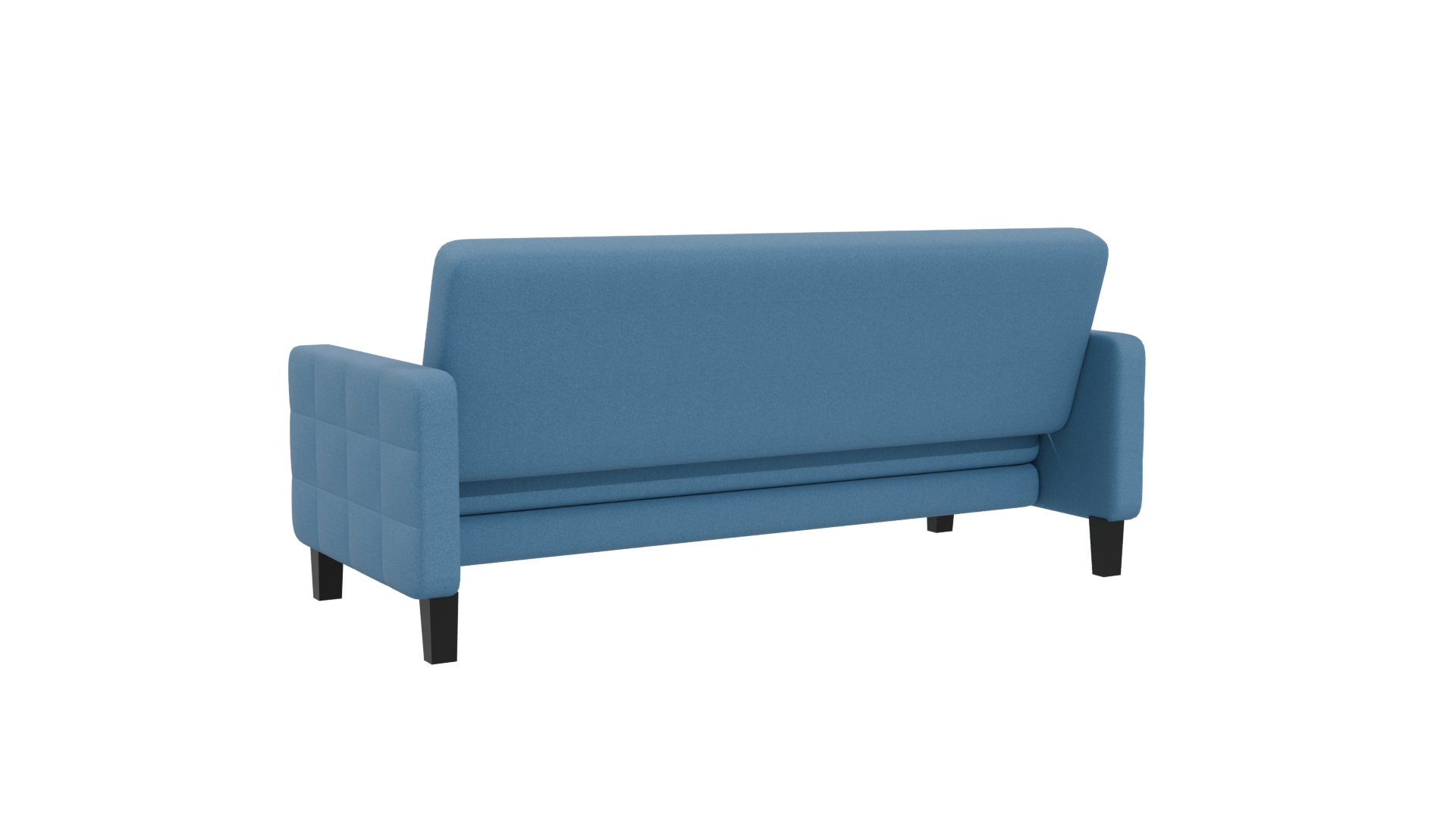 Blue Futon Sofa Model 3D - Professional 3D Model Render 19