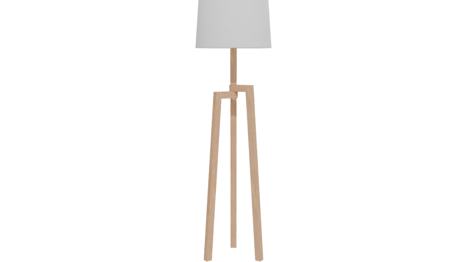 Stylish Minimalist Floor Lamp 3D Model - Professional 3D Model Render 12