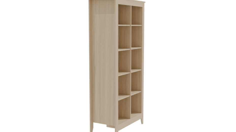 LIBRERO ESSEN R Wooden Cabinet Model - Professional 3D Model Render 9