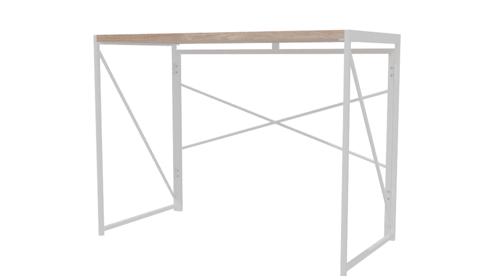 Modern Minimalist Desk 3D Model - Professional 3D Model Render 12