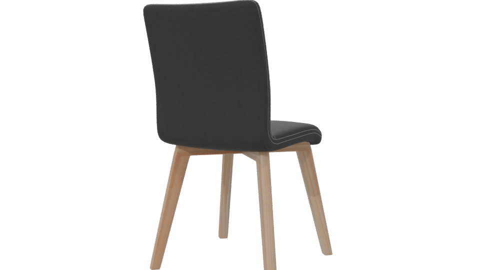 Stylish Modern Dining Chair 3D - Professional 3D Model Render 6
