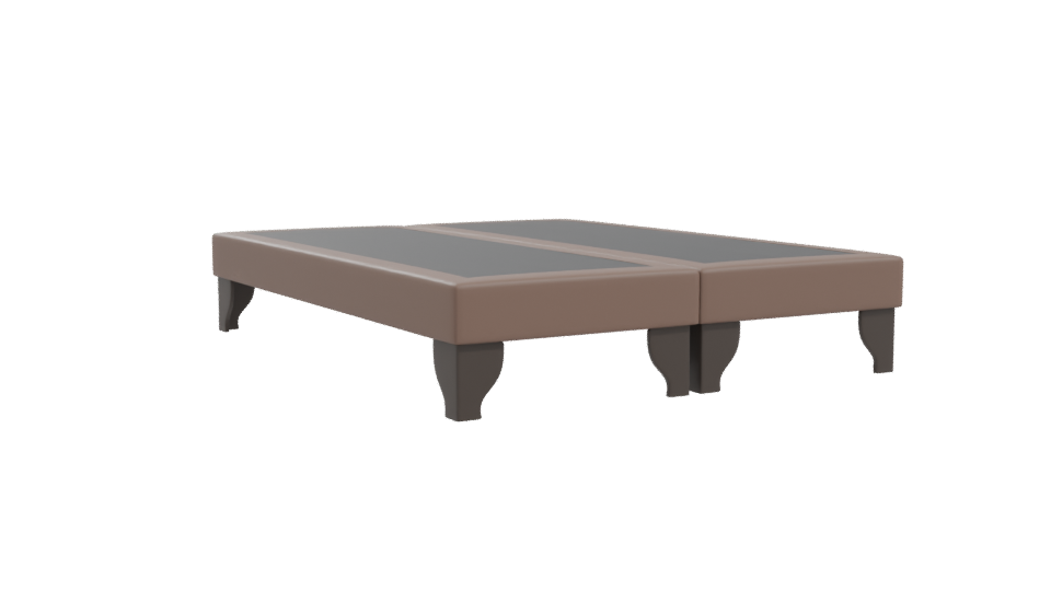 Stylized Wooden Coffee Table Model - Professional 3D Model Render 10