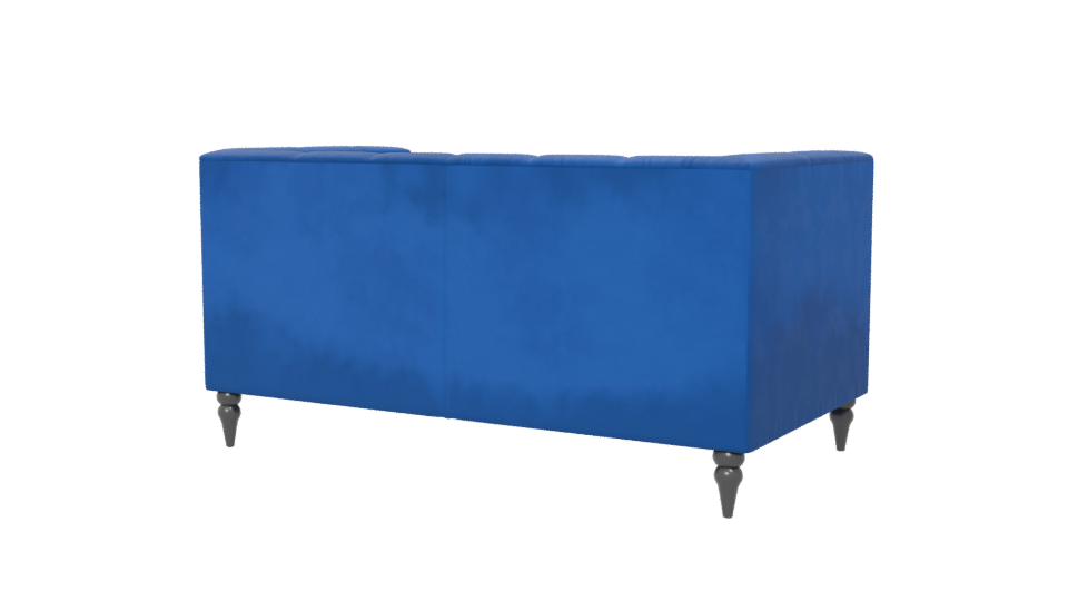 Stylish Blue Sofa Model 3D - Professional 3D Model Render 6