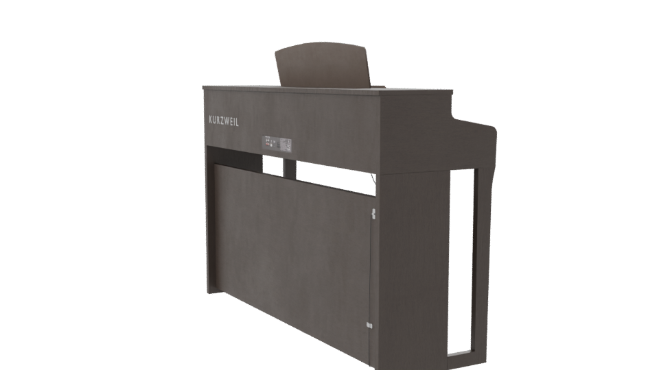 Stylish Digital Piano Model - Professional 3D Model Render 7