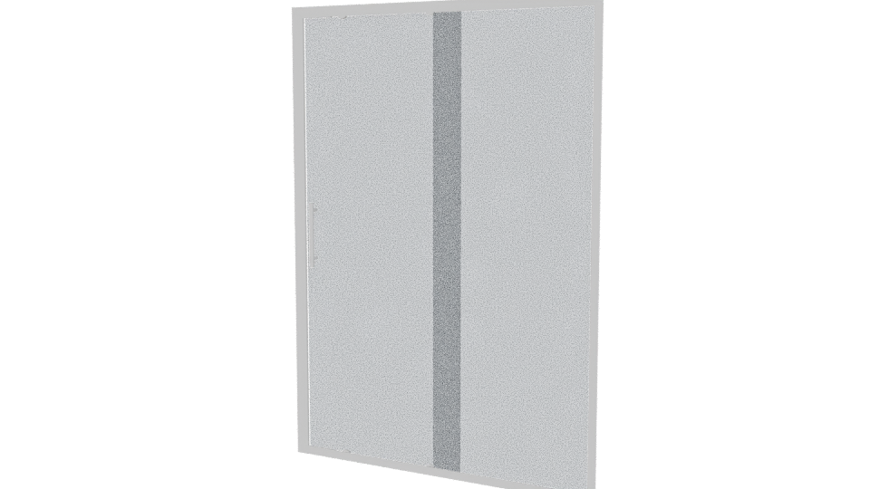 Sleek Glass Shower Door 3D Model - Professional 3D Model Render 12