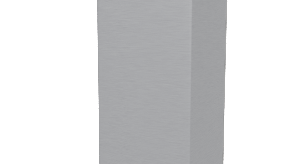 Stylish Residential Refrigerator Model - Professional 3D Model Render 6