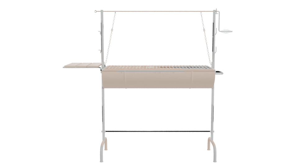 Heavy-Duty Outdoor BBQ Grill 3D - Professional 3D Model Render 11