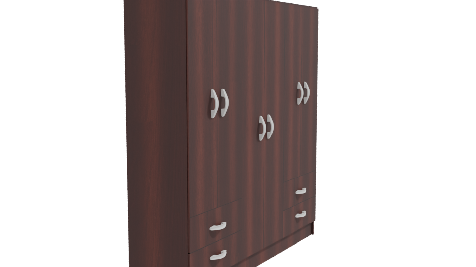 Elegant Wooden Cabinet 3D Model - Professional 3D Model Render 9