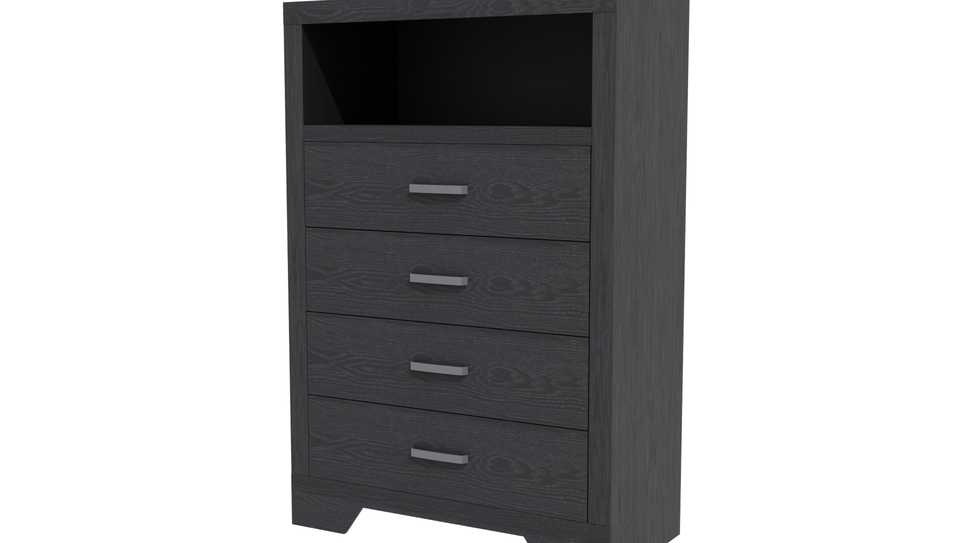 Stylish Wooden Drawer Unit 3D - Professional 3D Model Render 12