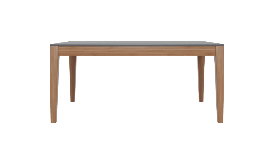 Stylish Wooden Dining Table 3D - Professional 3D Model Render 5