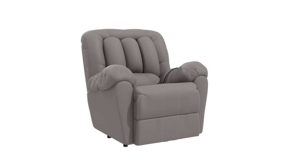 Stylish Recliner Armchair 3D Model - Professional 3D Model Render 10