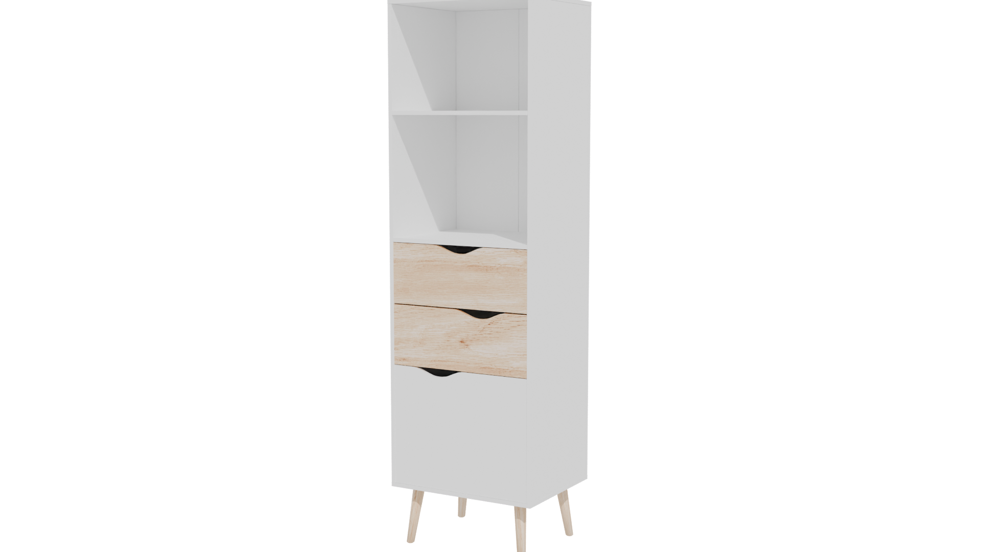 Stylish Modern Storage Cabinet 3D - Professional 3D Model Render 12