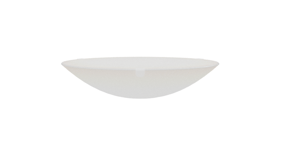 Elegant Shallow Ceramic Bowl 3D - Professional 3D Model Render 13