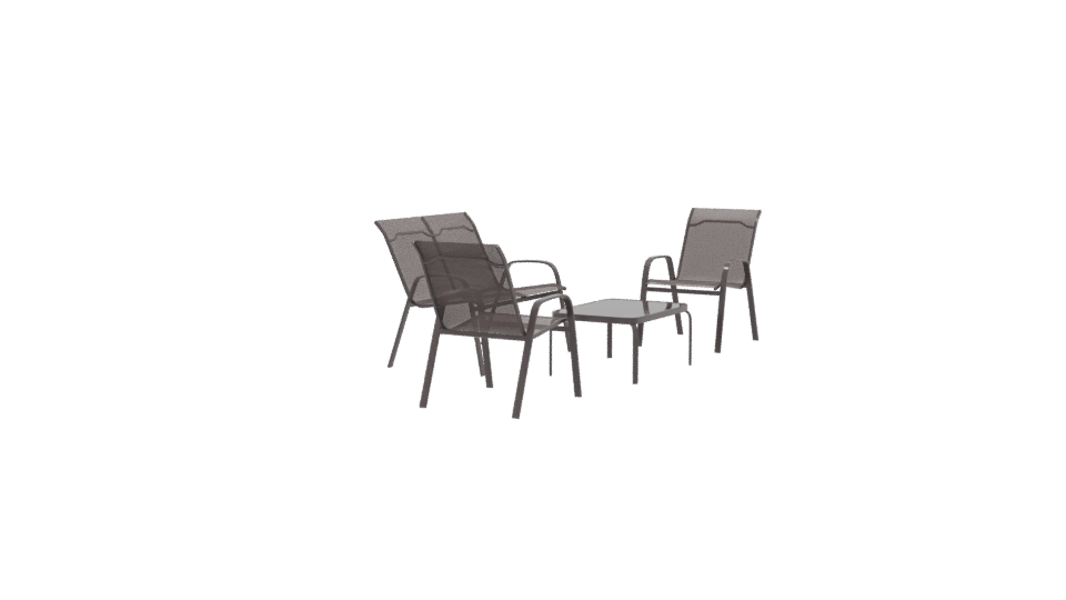 Outdoor Patio Seating Set 3D - Professional 3D Model Render 9