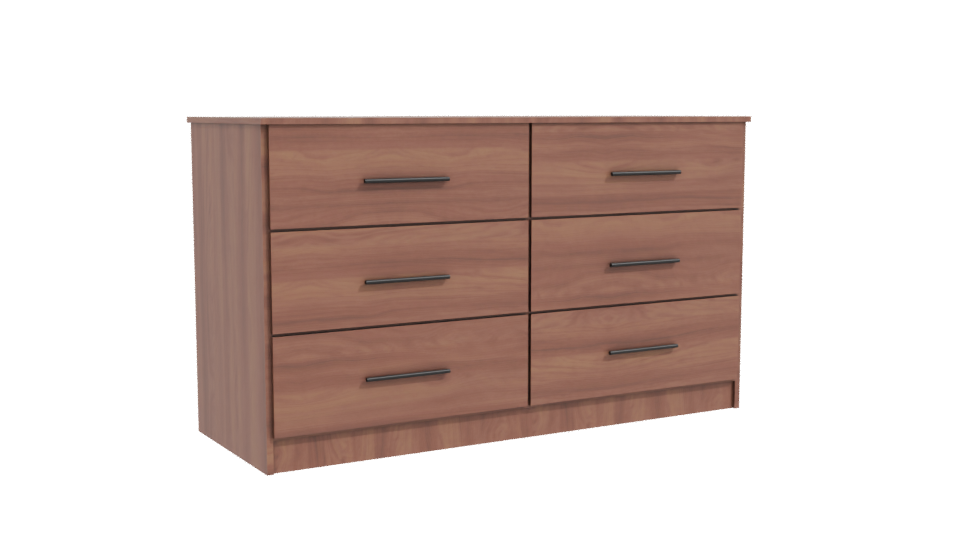 Modern Wooden Dresser 3D Model - Professional 3D Model Render 10