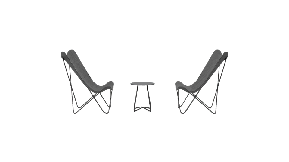 Stylish Modern Folding Chair 3D Model - Professional 3D Model Render 8